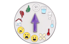 Emali pinssi - liikkuva